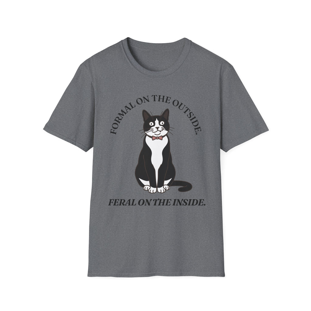 Tuxedo Cat - Formal Outside, Feral Inside