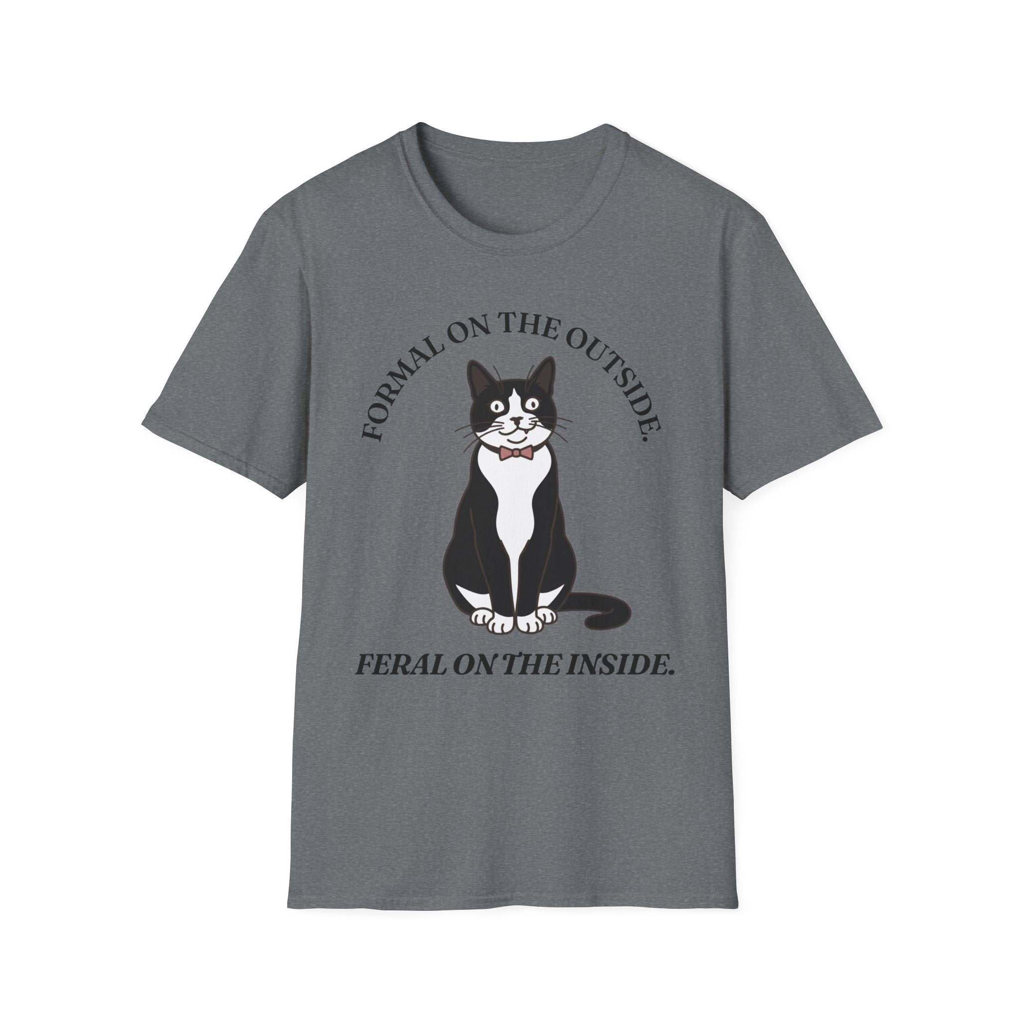 Tuxedo Cat - Formal Outside, Feral Inside