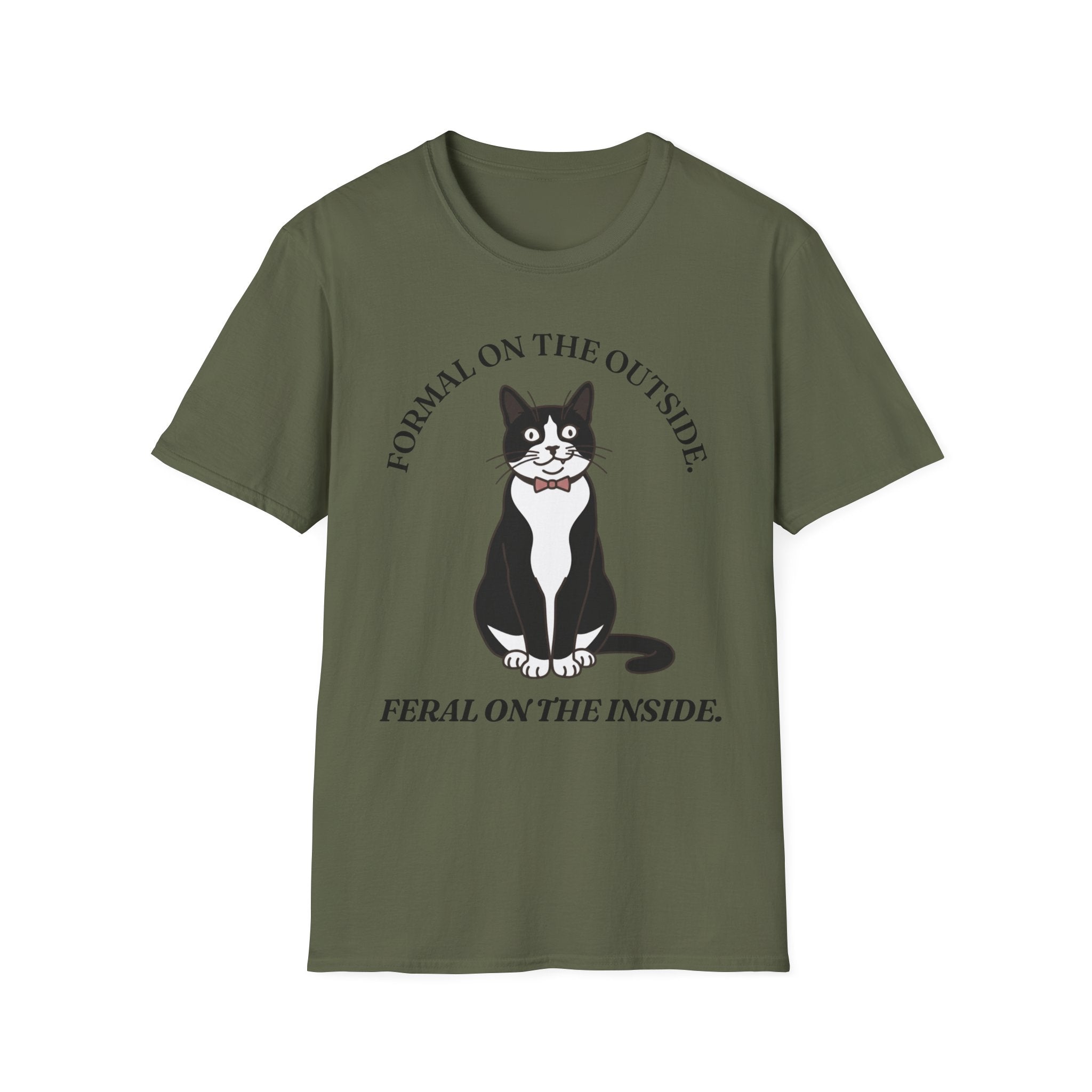 Tuxedo Cat - Formal Outside, Feral Inside