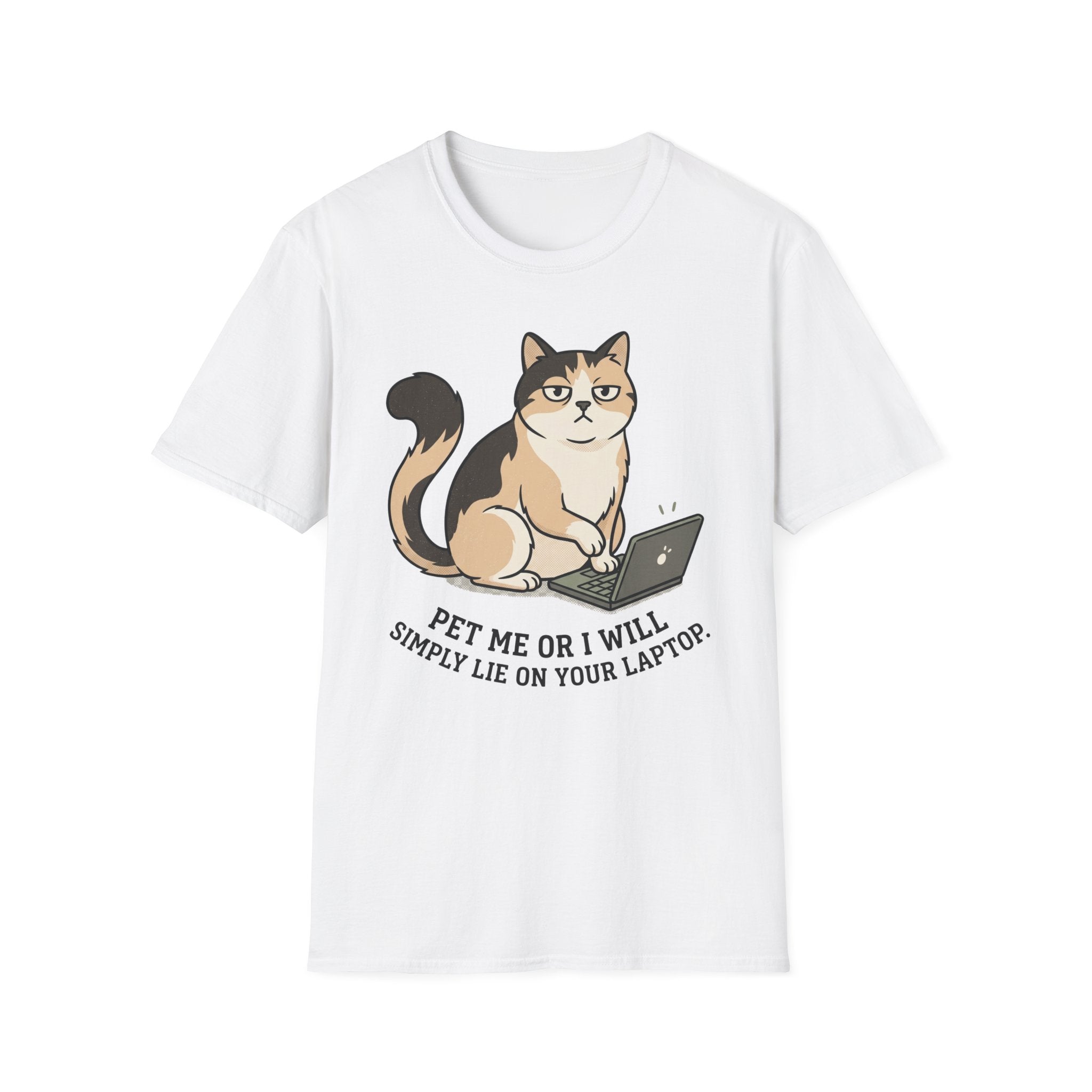 Pet me or the laptop gets it