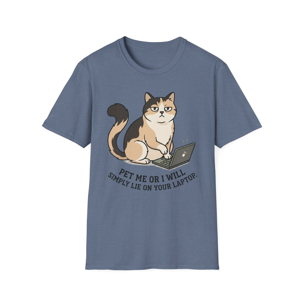 Pet me or the laptop gets it