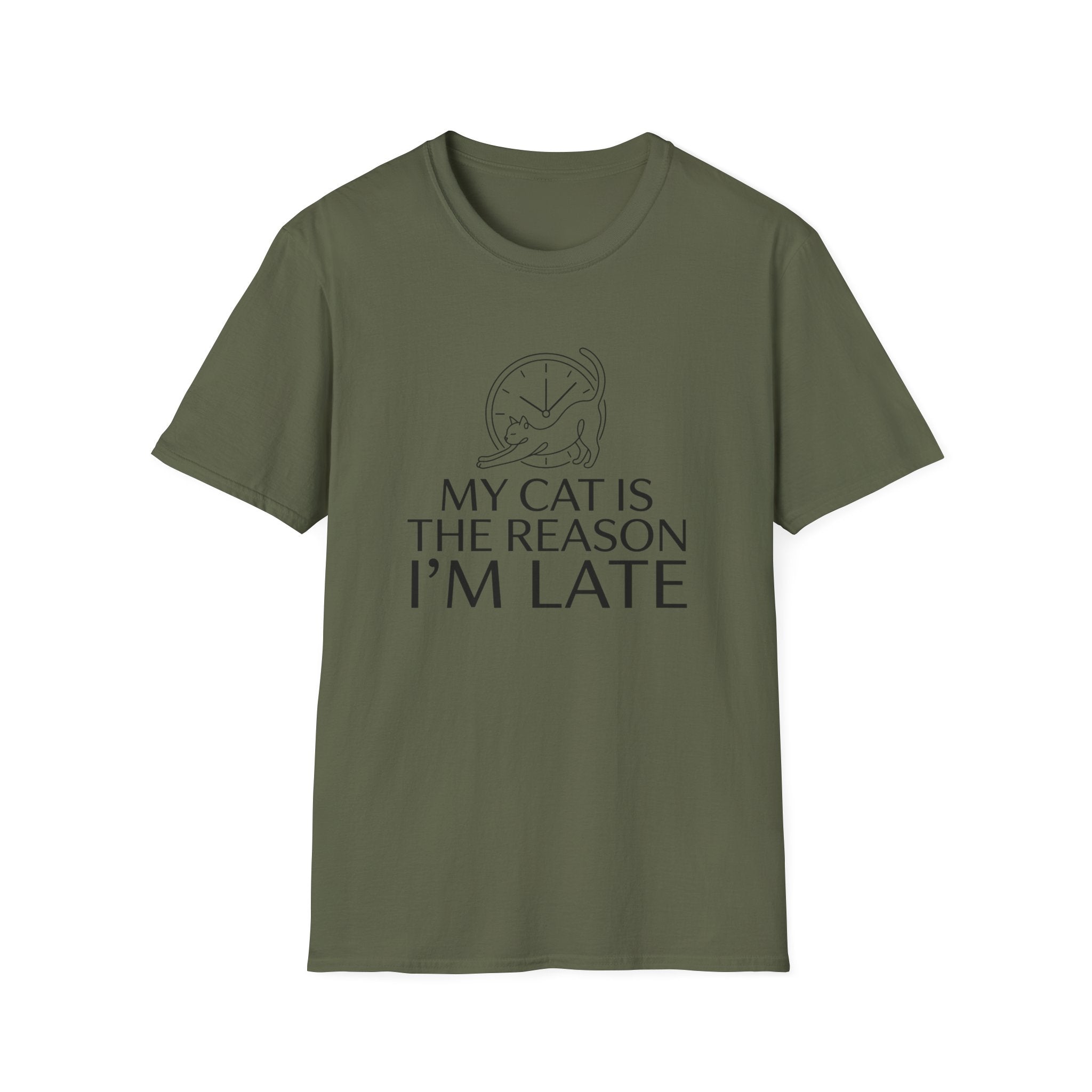 My Cat Is The Reason I'm Late T-Shirt
