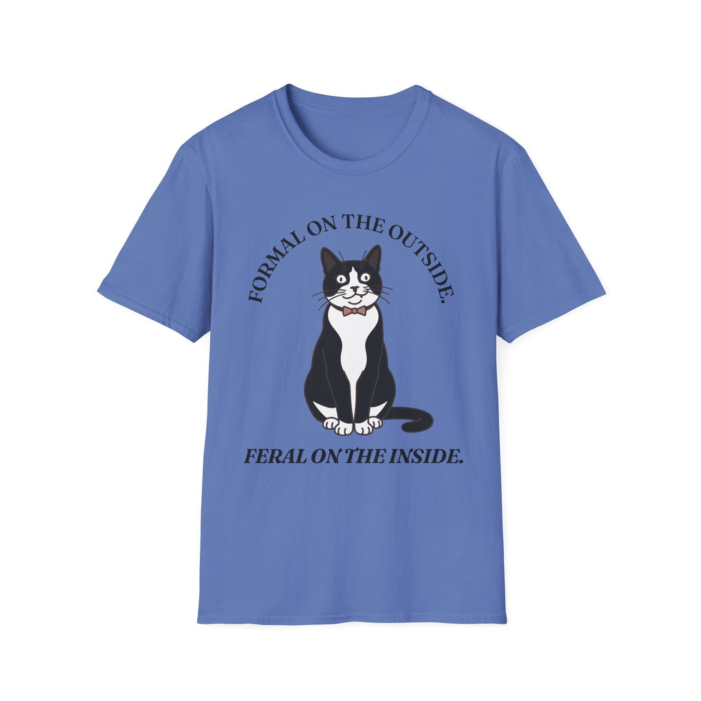 Tuxedo Cat - Formal Outside, Feral Inside