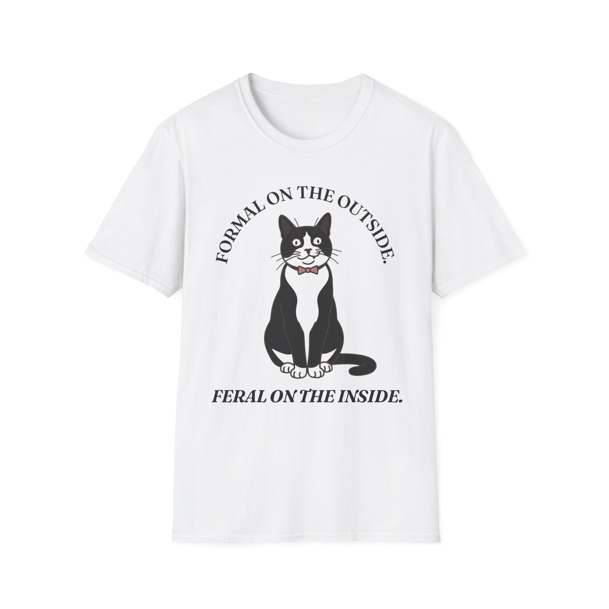 Tuxedo Cat - Formal Outside, Feral Inside