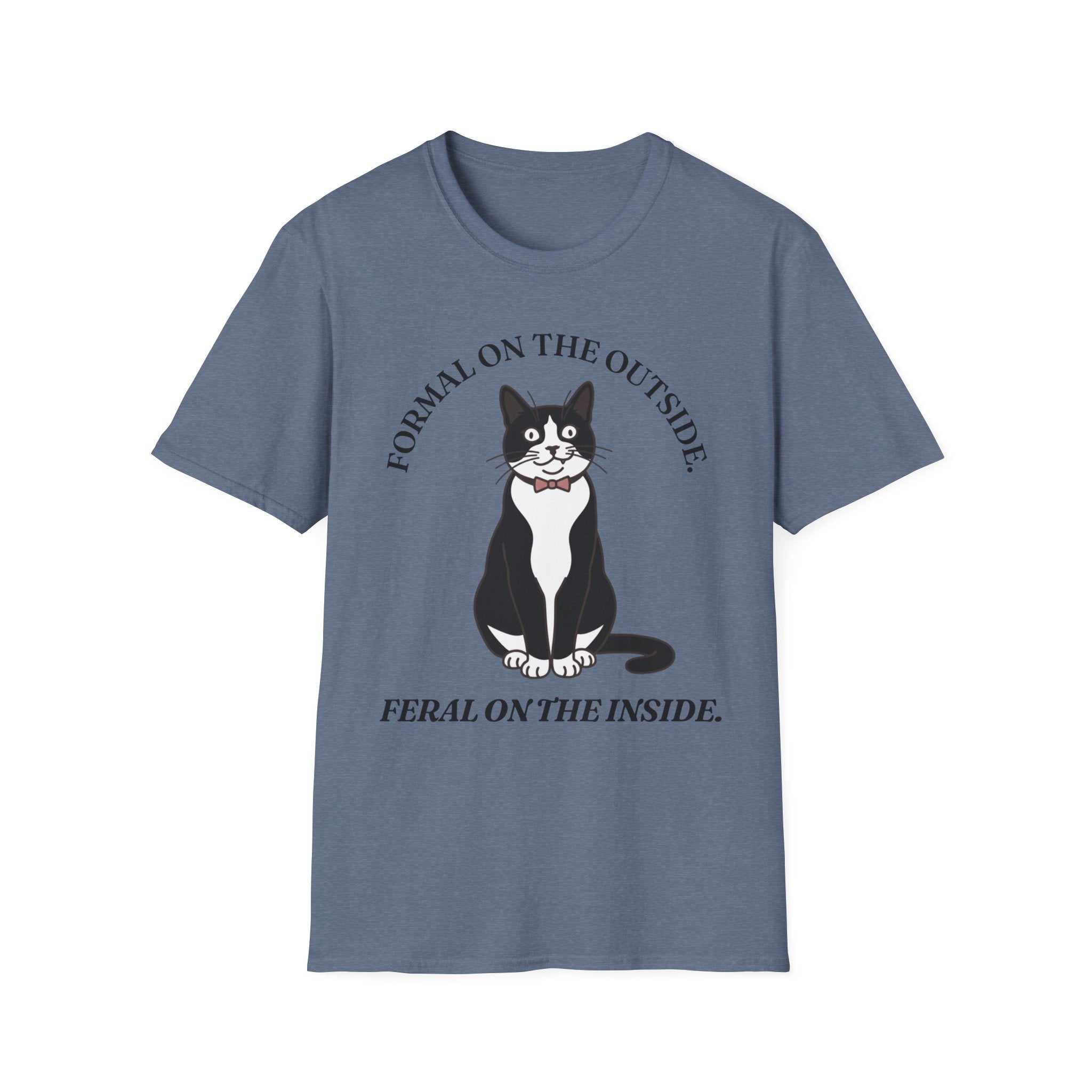 Tuxedo Cat - Formal Outside, Feral Inside
