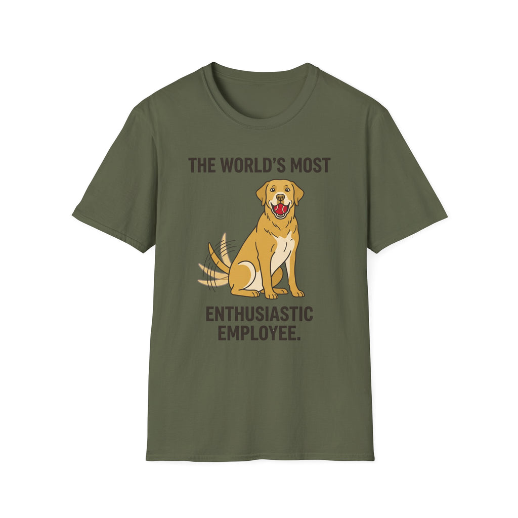 Labrador - The Worlds Most Enthusiastic Employee