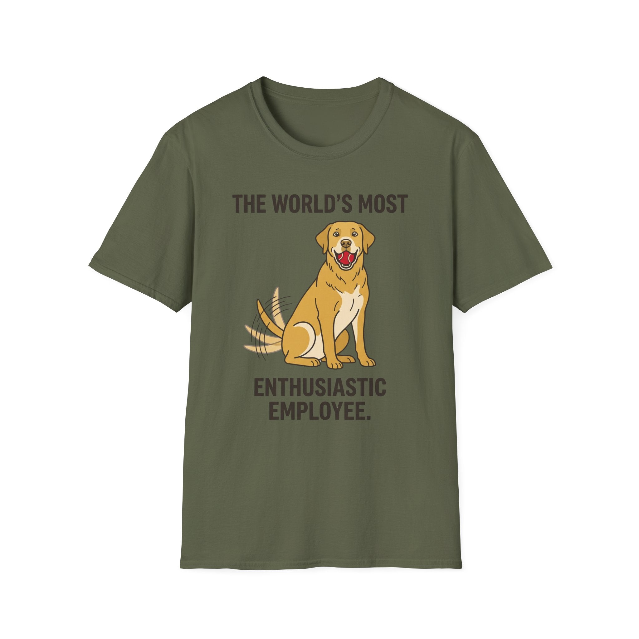 Labrador - The Worlds Most Enthusiastic Employee