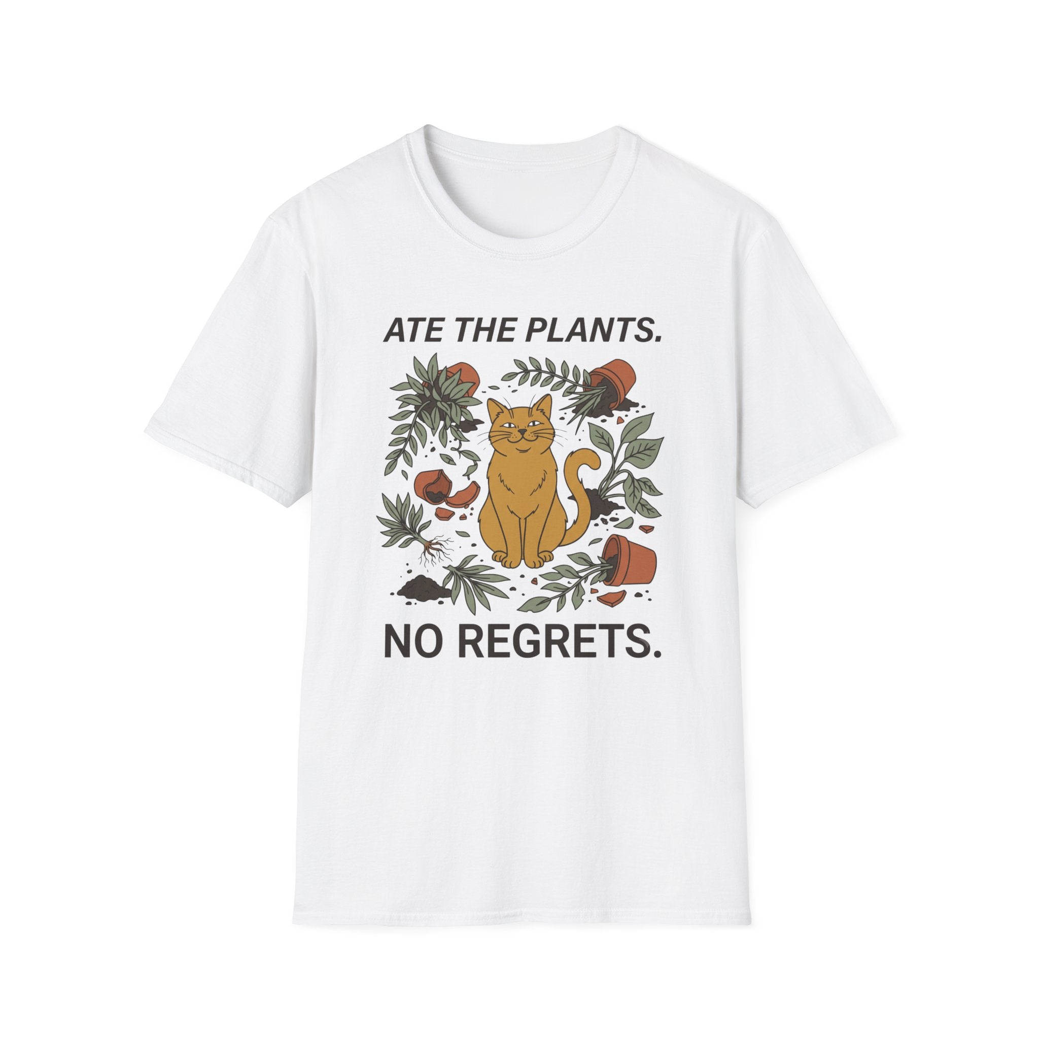 Ate the Plants. No Regrets. - Cat and Houseplants